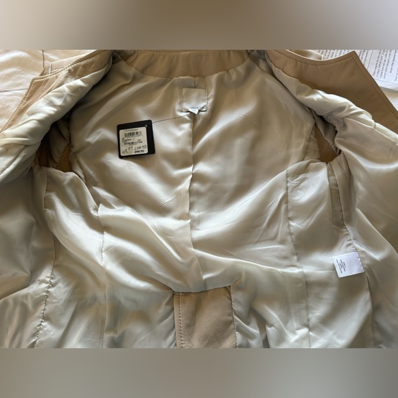 🆕 Halogen | Leather Jacket Size XSP - Picture 6 of 11
